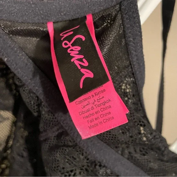 La SENZA Black Lace Push-Up Babydoll Teddy – Size XS EUC - Picture 13 of 15